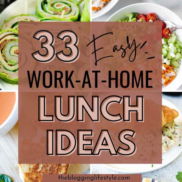 33 Work-at-Home Lunch Ideas {Quick and Easy!}
